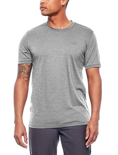 Icebreaker Spector Merino T-Shirt - Metro Heather, Large