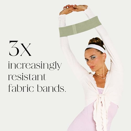 Image of Bala Bands Resistance Bands, Non-Slip Fabric Exercise Bands | Non-Slip Ankle, Legs, Glutes & Booty Bands, Women & Men - Loop Workout Bands for Yoga, Pilates & Strength Training