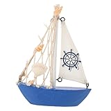 Voilier de bureau : cela signifie une navigation en douceur et peut être offert comme un parfait aux amis et aux proches, il présente un style méditerranéen, beau et exquis, ornement de voilier de bureau