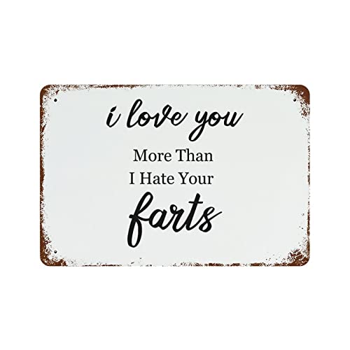 Plaque en métal I Love You More pour célébrer la complicité des couples - 2