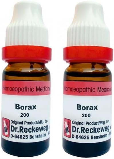 BORAX 200 11ML German Remedy (Pack Of 2)