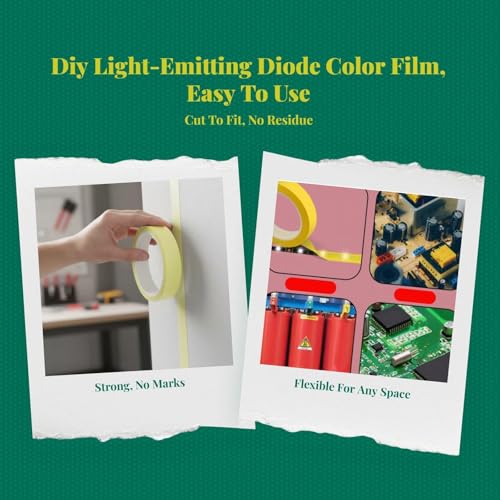TRENDIVIBE Lighting Diffuser Film, 2000cm, Yellow - Image 8