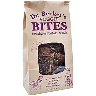Dr Becker's Veggie Bites Dog & Cat Treats, 4 oz (113g)