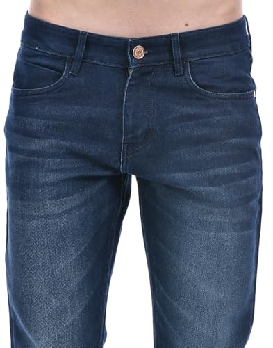 Image of Numero Uno Men's Dark Indigo Skinny Fit Sustainable Jeans