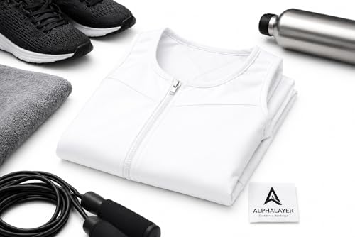 Image of Men's Compression Vest | Zipper & Hook Chest Shapewear | Premium Nylon-Spandex Apparel Fabric