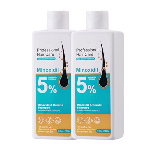 5% Minoxidil Shampoo And Conditioner Minoxidil For Women Hair Growth Anti Hair Loss Treatment with Rosemary Biotin for Men & Women (shampoo 2pcs)