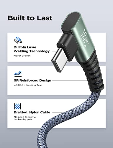 Ainope Usb C To Usb C Cable[100W 6.6Ft], 10Gbps Usb C 3.2 Data Cable, Type C Charger Fast Charging, Usb C Monitor Cable With 4K Video Output For Macbook Air/Pro, Ipad Pro 11/Air/Mini, Samsung Galaxy #TOP5