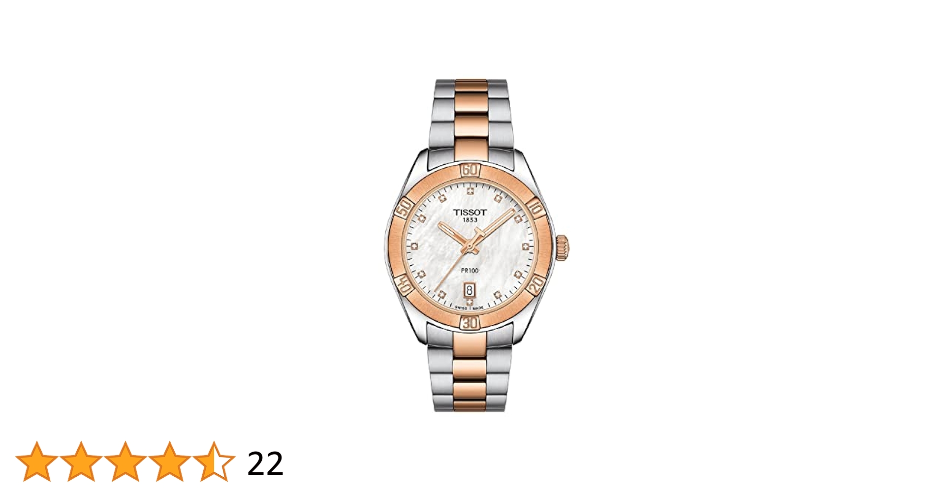 TISSOT ティソ PR100 デイト クォーツ レディース 腕時計 稼働品 TISSOT(ティソ) PR100 クォーツ レディース T150.210.26.111.00