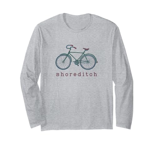 Shoreditch London Cycling Bicycle Long Sleeve T-Shirt