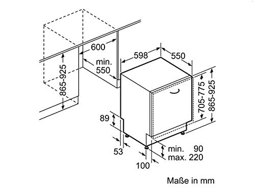 Bosch SBV46MX04E Serie 4 XXL-Geschirrspüler Vollintegriert/A++ / 60 cm / 92,5 cm Nischenhöhe / 205 kWh/Jahr / 14 MGD/SuperSilence/InfoLight/Extra Trocknen/VarioSchublade 3 Bosch SBV46MX04E Serie 4 XXL-Geschirrspüler Vollintegriert/A++ / 60 cm / 92,5 cm Nischenhöhe / 205 kWh/Jahr / 14 MGD/SuperSilence/InfoLight/Extra Trocknen/VarioSchublade