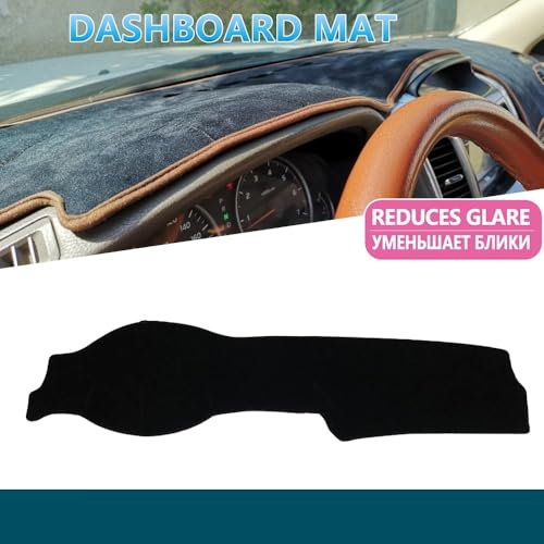 Alfombrilla protectora antirreflejos para salpicadero de Audi A6 C6 S-Line borde azul 2