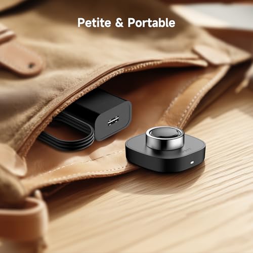 Image of Charger Compatible with Ou-ra Ring Gen3 Size 13 - Fast Charging Dock for Gen 3 Horizon & Heritage Smart Ring, Replacement Charging Base with USB-C Cable, Portable Travel Charger