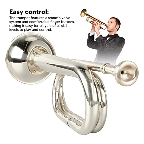 Trompette en laiton Walfront argentée bugle orchestre militaire