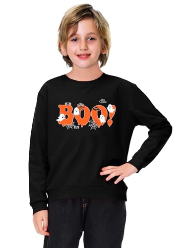Image of Remimi Kids Halloween Sweatshirt Long Sleeve Thanksgiving Tops 3-14 Years