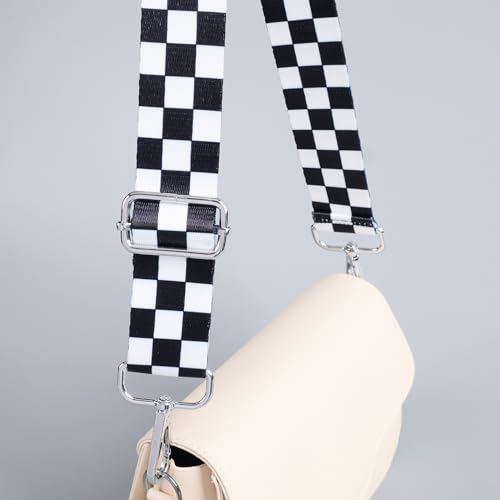 Image of chushui Silver Hardware Purse Strap,Replacement Crossbody Adjustable Shoulder Strap for Handbag Bag