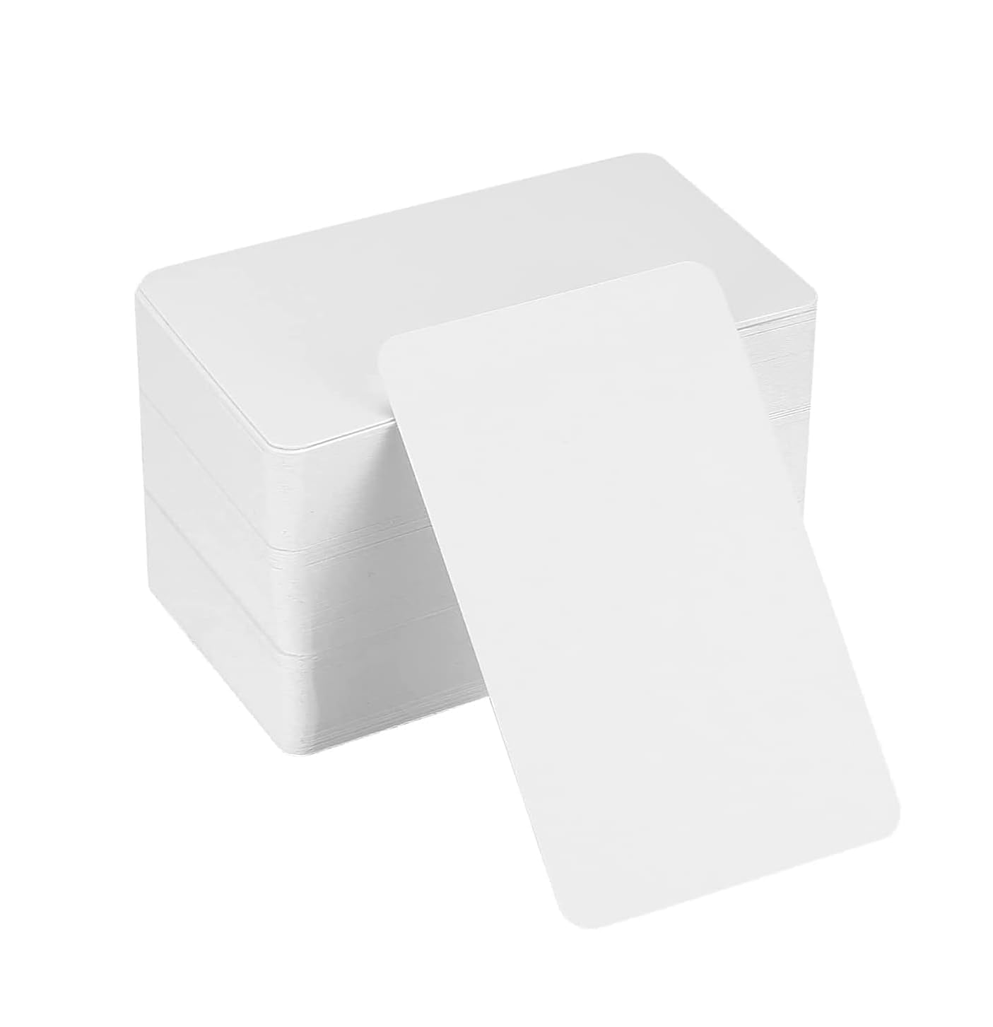 JEOPKO Blank Flash Cards, Business, 100 Pcs Kraft, Craft Words Paper for Learning Study, Note
