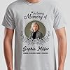 Custom in Loving Memory Photo & Text T-Shirt for Men Women Kids | Personalised Rest in Peace Memorial Gift Remembrance Customized Tribute Tee #STL Unisex XL Black #1