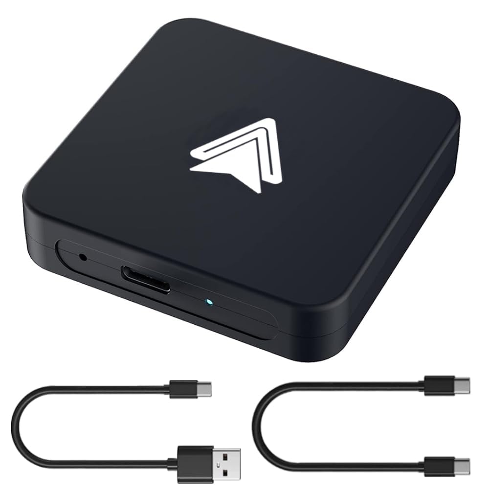 Sponsored Ad – MAKINGTEC Wireless Android Auto Adapter for OEM Wired Cars - Convert Factory Wired to Wireless, Plug & Play, Supports USB & Type-C Interface, Black