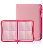 Amazon.com: Mauchuu Pink Trading Card Binder 4 Pocket, Cute Card