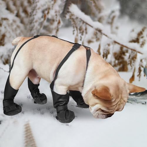 Bottes pour chien réglables pour éviter les blessures sur la neige