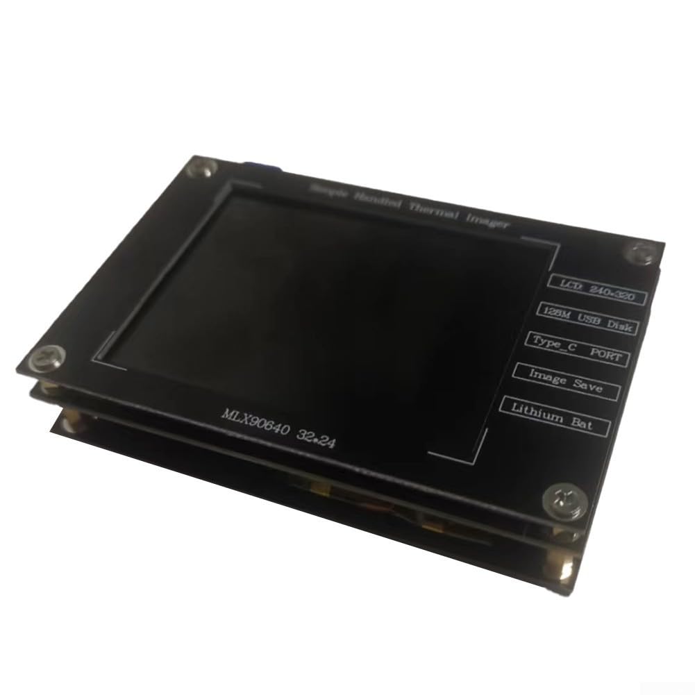 Cámara de imágenes térmicas de mano con resolución IR de 320 x 240, pantalla TFT de 2.8 pulgadas, -40 a rango, recargable por USB-C, temperatura infrarroja