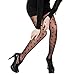 Produktbild Frauen Sexy Sheer Transparent Fein Strumpfhosen Damen,mit Spitze Big Dot Drucken Mädchen-Fit in Form Stützstrumpfhose Punkte Socken URIBAKY