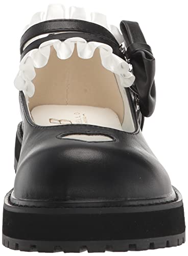 Japanese Sweet Lolita Hollow Heart Maid Cosplay Platform Mary Jane Flat Shoes2