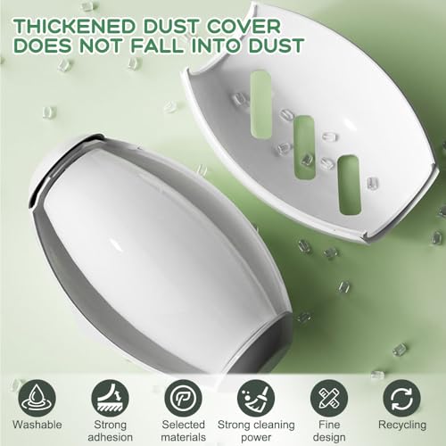 KUWUNG 2 Stück Waschbarer tragbarer Aufkleber, Wiederverwendbare Fusselrollen, Waschbare klebrige Gel Fusselrolle Ball für Haustier Haar, Wiederverwendbarer Gel-Fusselroller für Kleidung, Reisen, Haus