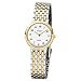 Produktbild Regent Damen-Armbanduhr Elegant Analog Edelstahl-Armband silber gold Quarz-Uhr Ziffernblatt weiß URF1048