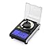 ASDWA Bilance digitali per Gioielli con Touch Screen ad Alta precisione, 50 g x 0,001 g di Gemme e bilance in Oro per carati con Multifunzione Antivento (Nero) (