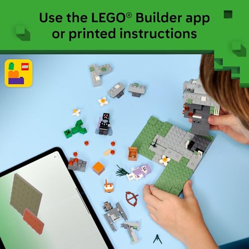 Image of LEGO Minecraft The Pale Garden Building & Pretend Play Toy for Boys & Girls - Video Game Playset & Toy Figures for Kids, Ages 7+ - W /Mothman & Creeper Minifigures - Gift Idea for Birthdays - 21586