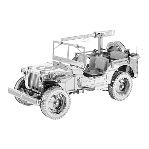 fascinations Metal Earth ICONX Willys MB 3D Metal Model Kit