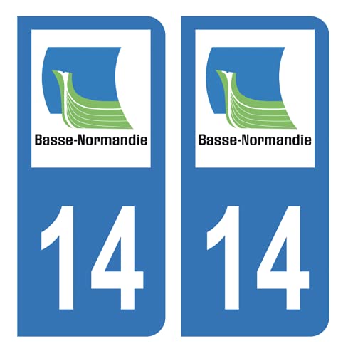 Lot De 4 Autocollants Plaque Immatriculation Région Camargue & F Europe - 45x100mm, Vinyle Haute Tenue - 4