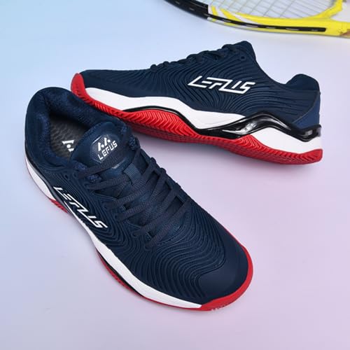 Men's Tennis Shoe Indoor Outdoor Pro Pickleball Shoes with Arch Fit Support Pickleball Sneaker for All Court Racquetball Athletic Shoes for Racquet Sport4