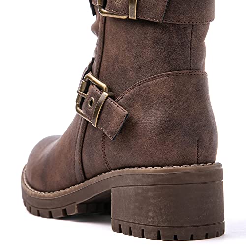 Globalwin Womens Fashion Ankle Boot, 21Yy13Brown, Size 6 (Gw-W21Yy13-Brown-Sz-6) #TOP6