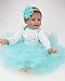 ZIYIUI Muñecas Reborn Baby Dolls 22 Pulgadas 55cm Bebe Reborn niña Suave...