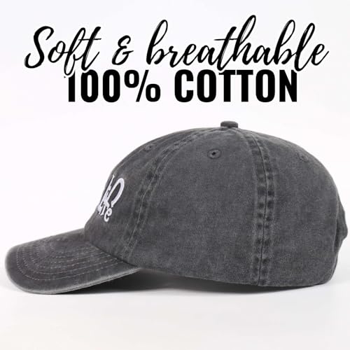 Image of Pawpaw Gifts Embroidered Cap, Funny Grandpa Gifts for Men, Adjustable Hat Gifts Accessory for Birthday & Christmas Grey