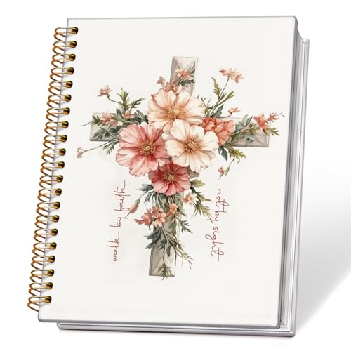 Carnet chrétien Walk by Faith journal de prière rigide pour femme