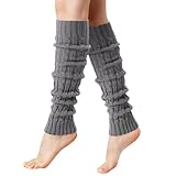 Pleneal Leg Warmers for Women - 1/2/3 Pairs Fashion Cable Knit Warm Leg Warmers 80s Accessories for Party Sports Yoga