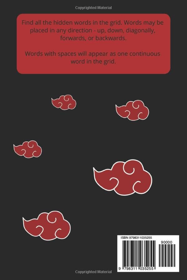 Anime Word Search Puzzle Book: Fun & Challenges Puzzles for Anime Fans of All Ages! 50+ Exciting Puzzles | 110 Pages Including Solutions | 6x9 Inches... Gift for Vacations, Holidays, and Free Times image 3