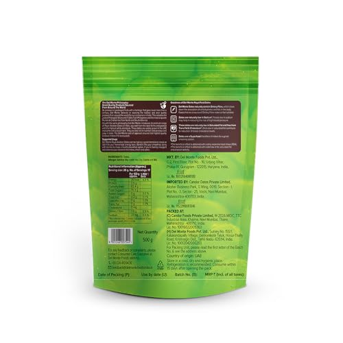Image of Del Monte Royal Arabian Fard Dates, 450 Grams | Healthy Snack | Rich in Potassium | High in Fiber | No Added Sugar | Dry Fruit (Pack of 3)
