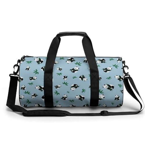 Sac de sport gym panda drôle pour simplifier vos bagages de camping de 45cm