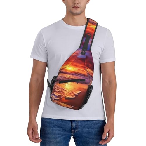 Bolso cruzado de pecho para hombre tipo bandolera negro miniatura 7