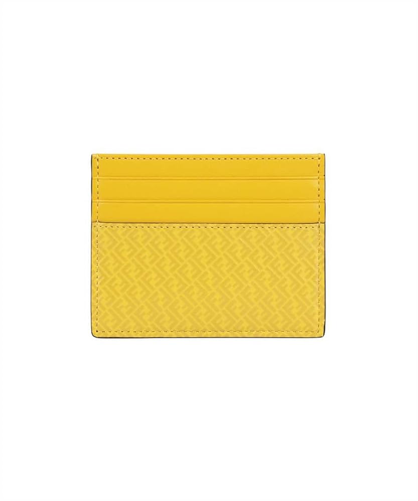 FENDI ブラウン・イエローカードケース フェンディ(FENDI)フェンディ シャドー カードケース