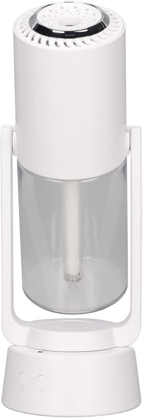Domésticos Humidificador, Mini humidificador de tamaño Compacto, Tanque de Agua de 230 ml, pulverizador de 2 Niveles for Sala de Estar, Oficina, vehículo