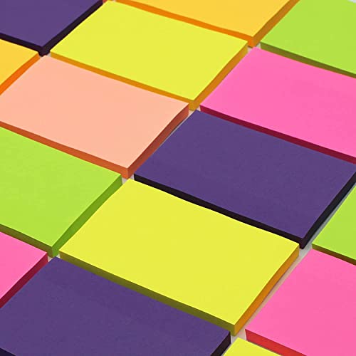 Image of MeRaYo Sticky Notes and Sticky Notes Set Pad Big Size 4x6, to do List for School, Office Supplies, Desk Accessories (6 Pads) (45 Sheets /Pad)