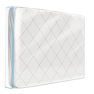 Reusable - Single Mattress Cover for Moving - 90x200 cm (30 cm Thick)/ 35"x 79" - Mattress Bags for Moving and Protection - 2-in-1 Plastic Mattress Protector and Mattress Storage Bag