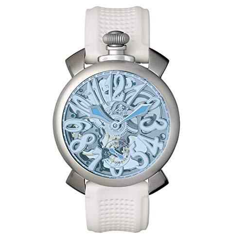 GAGA MILANO(KK~m) rv EHb` Y MANUALE SKELTON }jA[ XPg 48mm J[KX u[  芪 5310.01.BL Ki