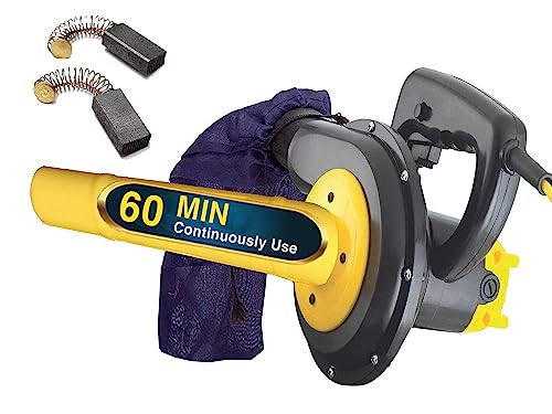 Image of Elmico 700W Suction air Blower Guaranteed Motor & Carbon Brush with /100% Copper Armature /Lead /Vacuum (Suction) Continuously 60 min use (Made in India) /Blowers for Cleaning Dust /Dust Collector
