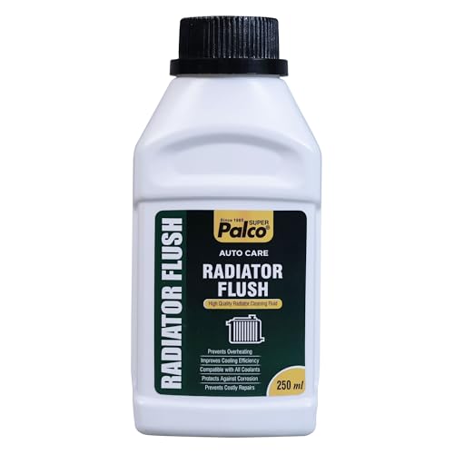 Image of PALCO Radiator Flush & Cleaner 250ml, Cleaning Fluid for Car, Truck & Tractor - Removes Rust, Scale, Lime Deposits & Sludge - Restores Cooling Efficiency - Compatible with All Coolants
